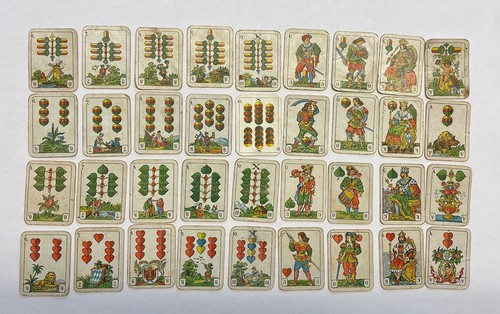 Antike miniatur karten - antike,