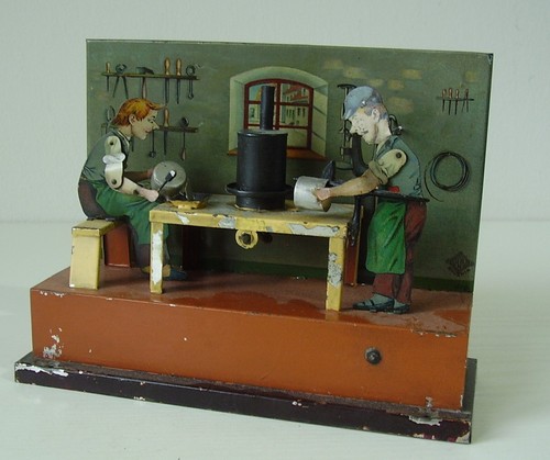 Antikes seltenes blech - antikes, bing