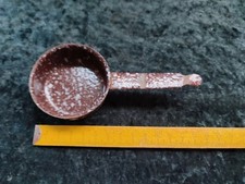 alte kleine Emaille Kaserolle