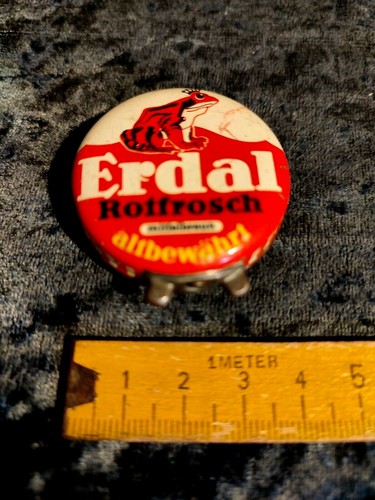 Alte kleine blechdose erdal - alte, blechdose,